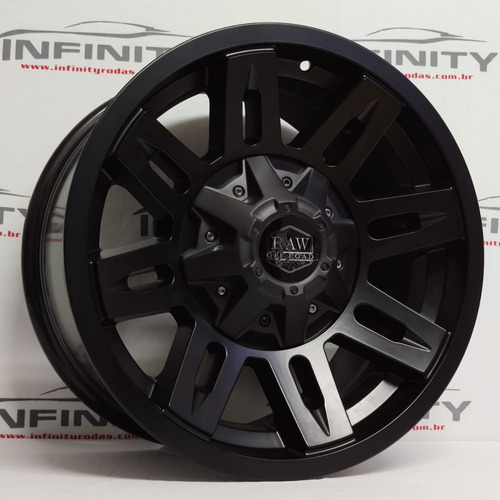 Imagem 3 de 9 de 4 Roda 17 Off Road 6x114 Nissan Frontier Dakota Or03 Raw