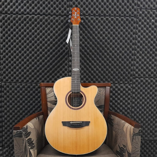 Imagem 2 de 10 de Violao Strinberg Sf200c Ns Flat Aco Fosco