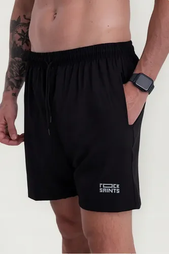 Bermuda Elastic Academia Masculina Rock Saints