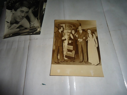 Foto Original Antigua Donald,marcela López Rey Y Elsa Daniel (Usado)
