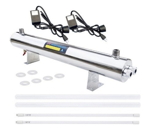 Lampara Luz Ultravioleta 110 Watts Acero Inoxidable 90 Lpm