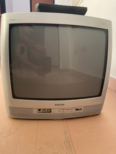 Televisor Philips 14 Wvga Gris - Control Remoto (Usado)