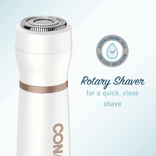 Aparador De Depilação Facial Conair All-in-1 Para Mulheres