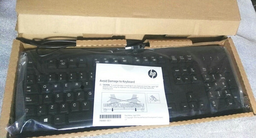 Teclado Hp Interfaz Usb Modelo Ku-1156 En Español L.a. Teclado Negro Idioma Español Latinoamérica