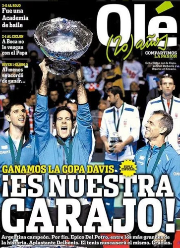 Argentina Campeon Copa Davis / Tenis / Diario Ole