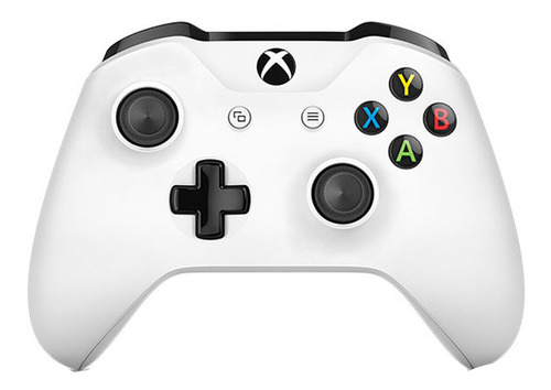 Joystick Microsoft Xbox One Controller + Cable for Windows blanco