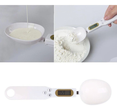 Cuchara Digital De Cocina Bascula Medidora Gramera 5g A 500g