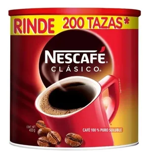 Café Soluble Nescafé Clásico 400 G ( Frasco)