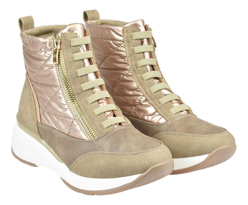 Zapatillas Bota De Mujer Pre Ski Acordonada Con Cierre