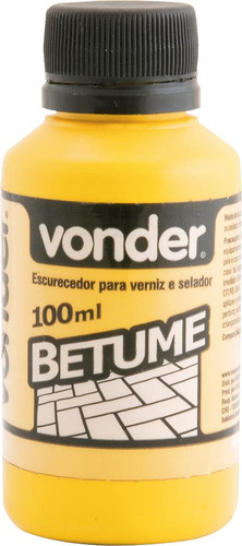 Betume Para Verniz E Selador 100ml - Vonder