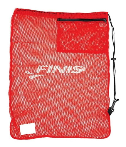 Red Finis Mesh Gear Bag Roja Para Natacion