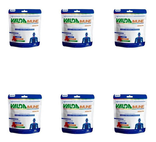 Imagem 1 de 1 de Valda Imune Adultos Sachê 60g (kit C/06)