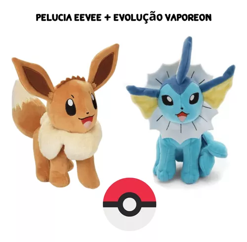 Pikachu E Eevee - Pelúcia Pokemon Pronta Entrega