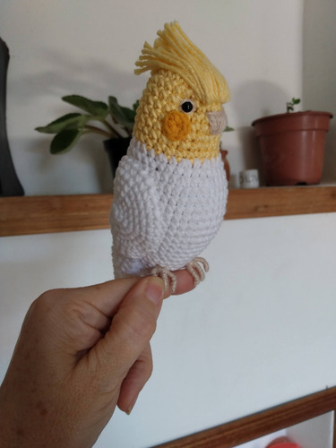 Jeamigurumi: Ave Calopsita Amigurumi Artesanal Inmetro