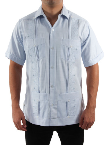 Guayabera Para Hombre En Manga Corta Varios Colores