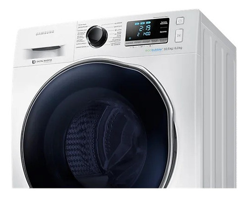 Lavasecadora Samsung Wd10j6410aw 10.5kg Blanco (Usado)