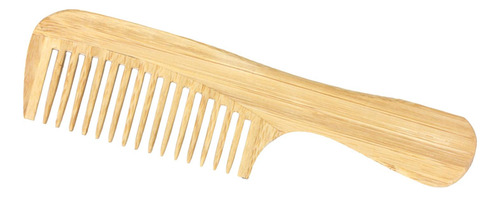 3 Peine De Bambú Para Cabello Suave Y Brillante