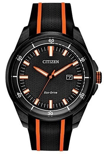 Citizen Ar Eco-drive Black Stainless Aw1608-01e ....dcmstore