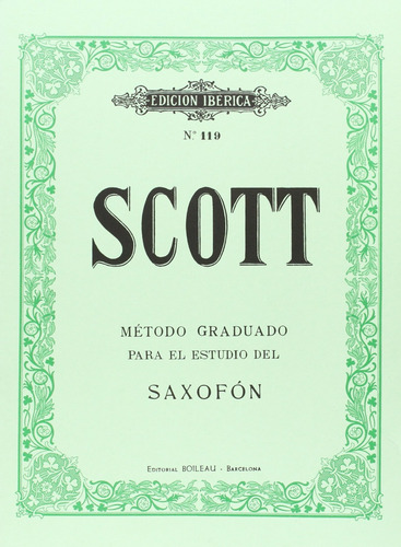 Libro Método Graduado Para El Estudio Del Saxofón