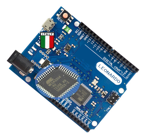 Placa Italy Para Arduino Leonardo R3 Rev3 Atmega32u4