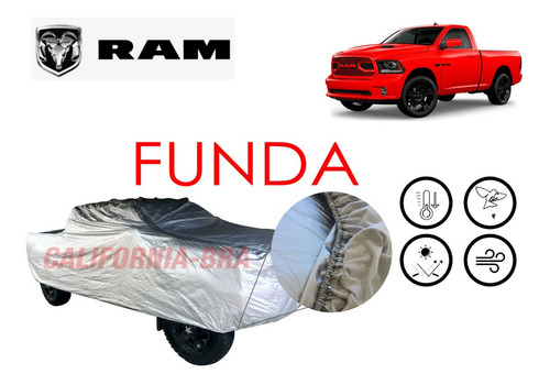 Funda Cubierta Lona Cubre Dodge Ram Rt 2013-2014-2015