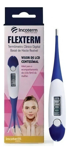 Termômetro Digital Flexivel Basal Centesimal Fertilidade