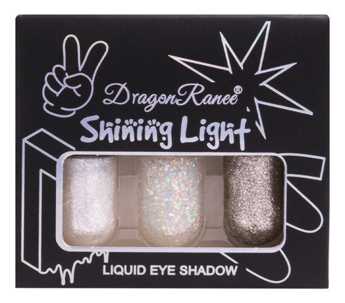 Shining Light De 3 Sombras Gel Con Glitter Dragon Ranee Color A