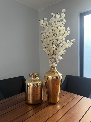 20pz Rama De Cerezo Durazno Flor 30 Varas Artificial 95cm Blanco