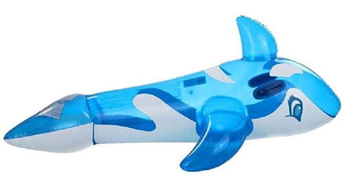 Ballena Flotador Bote Inflable Ideal Pileta Colchoneta Color Foto 1