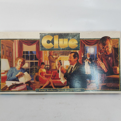 Juego De Mesa Vintage Clue Parker Brothers 1992