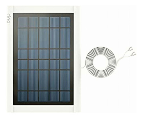 Panel Solar Para Ring Video Doorbell 3 Y Video Doorbell 4 Color Blanco
