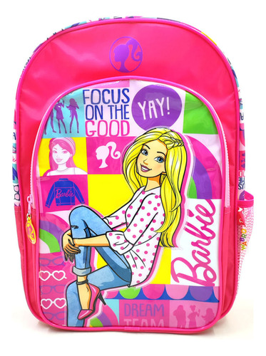 Mochila Escolar Espalda 16 Barbie Focus Good Color Multicolor