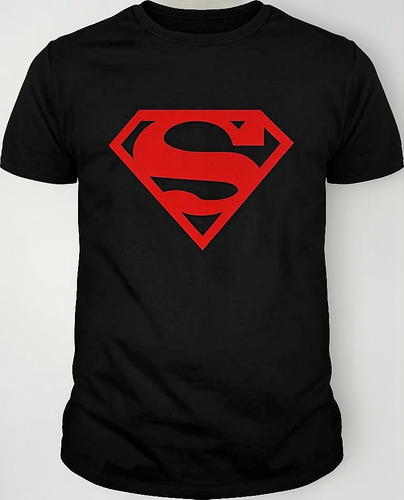Playera Logo Comic Clásico Super Héroe Cab/dam/inf Algodón