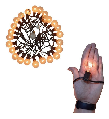 Imagen 3 de 9 de Extension Bombillos Vintage Led Exteriores Personalizada