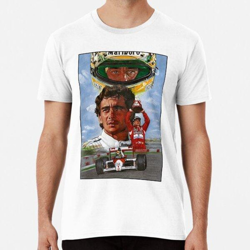 Remera Ayrton Senna Da Silva Algodon Premium