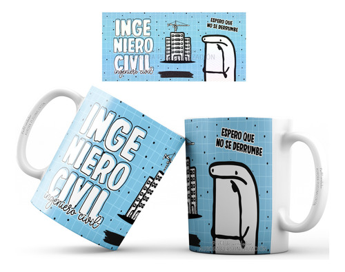 Mug Taza  Profesion Ingeniero Civil