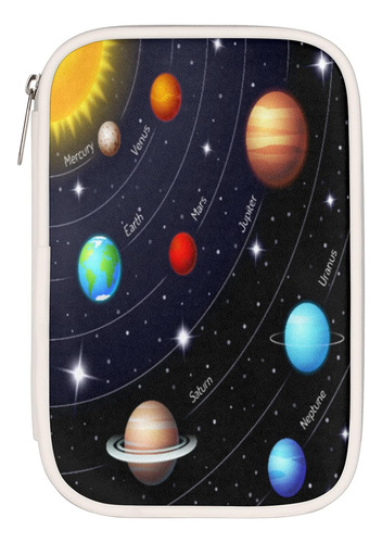 Estuche Lápices Impresión De Planeta De Sistema Solar...