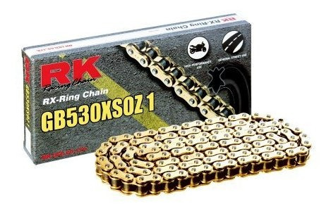 X-ring Rk Cadena Oro Racing Cadena Con Eslabon De Conexion