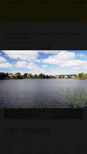 Imagen 4 de 7 de Lote Al Lago En Venta En Santa Ana - Villa Nueva