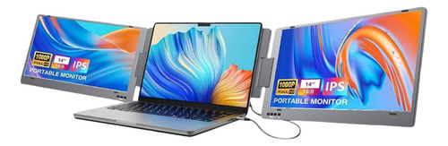 Extensor Monitor Doble Pantalla 14 Macbook+teclado Bluetooth