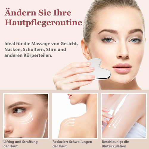 Gua Sha,herramienta De Masaje De Acero Inoxidable