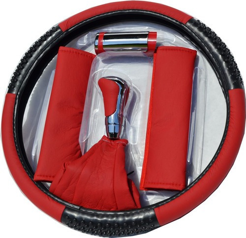Imagen 1 de 3 de Kit Deportivo Tunning De 6 Piezas - Rojo - Gris - Negro