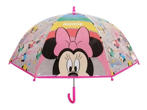 Paraguas Infantil Minnie Mouse Disney Orig Ar1 Km239 Ellobo