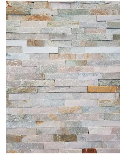 Piedra Natural Placa Panel 60x15 Cm Laja Mix Por M2
