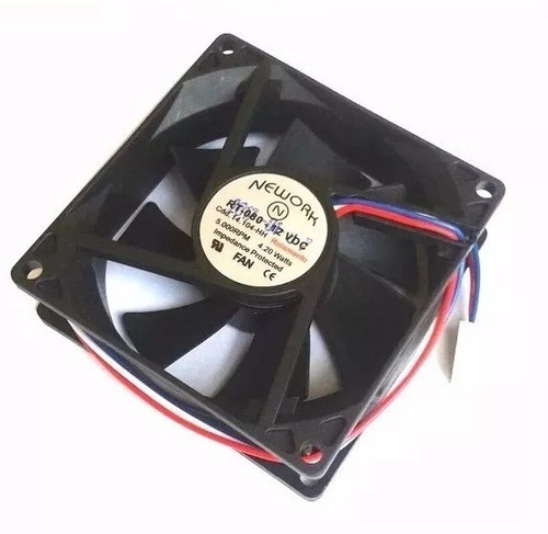 Cooler 12v 80x80x25mm 5000rpm Rolamento 14.104-hh Nework