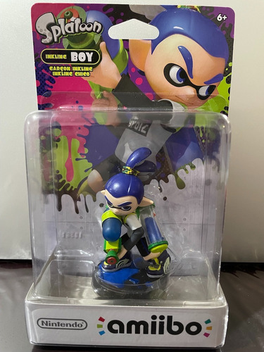 Inkling Boy - Chico - Amiibo - Linea Splatoon