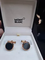 Comprar Mancuernillas Mont Blanc Originales Como Nuevas. Oro Rosa