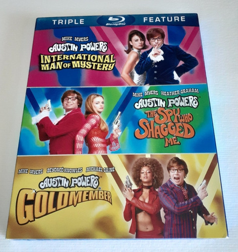 Austin Powers Triple Feature Blu-ray Nuevo Original