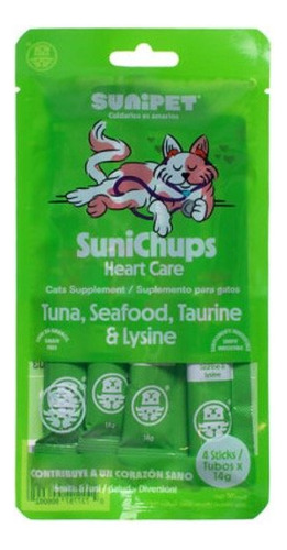 Sunipet® Sunichups Heart Care 4 Stick Para Gatos