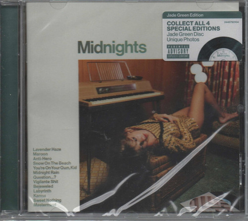 Taylor Swift - Midnights - Jade Green Cd Album